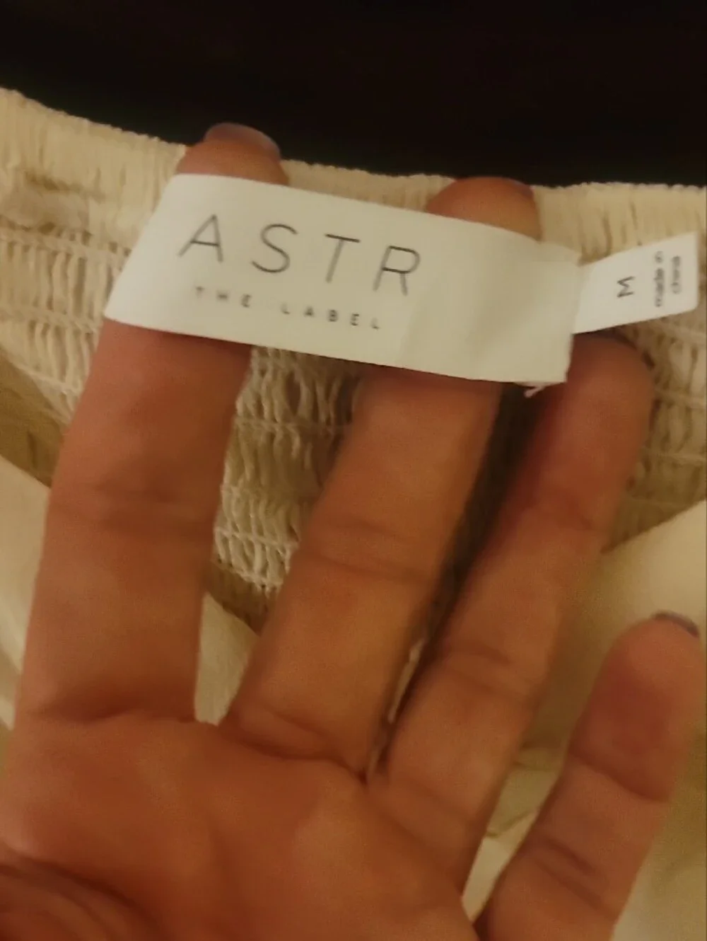 Astr delicate ruched